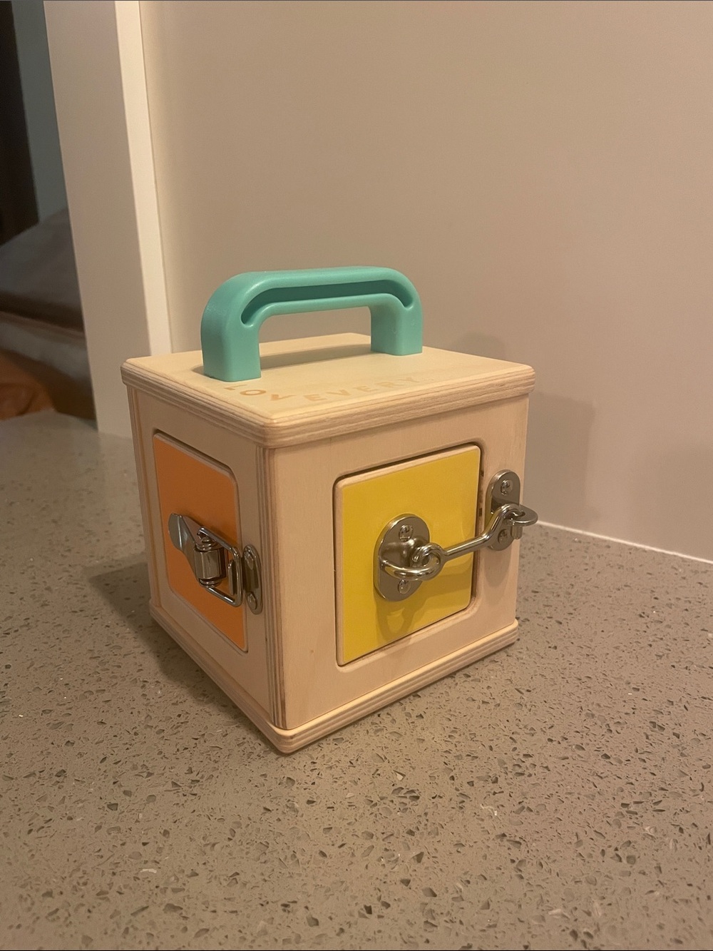 Lovevery Wooden Lock Box Toy